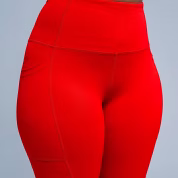 Thobeka shorts red 1