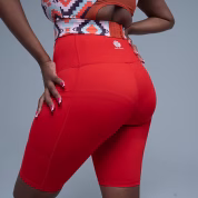 Thobeka shorts red 2