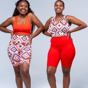 Thobeka shorts red 3