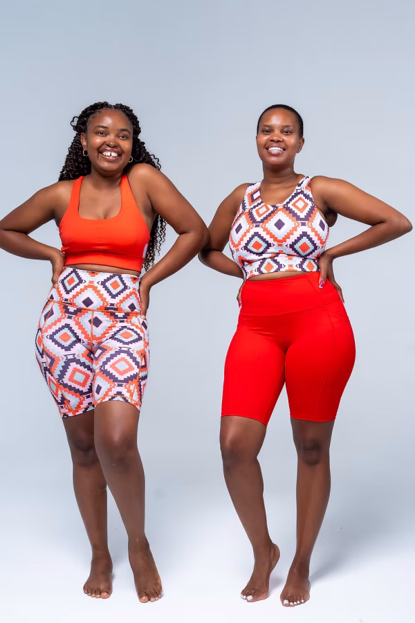 Thobeka shorts red 3 Thobeka shorts red 3