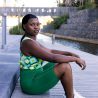 thobeka shorts green 1
